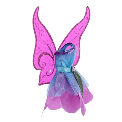 TOYANDONA Elfenpuppenkleidung Feenflügel Märchenkostüm Für Mädchen Fairy Kostüm Puppe Feenflügel Puppenfeenkleid Puppe Schmetterlingsflügel Feenkleid Für Kleinkinder Stoff TOYANDONA Elfenpuppenkleidung Feenflügel Märchenkostüm Für Mädchen Fairy Kostüm Puppe Feenflügel Puppenfeenkleid Puppe Schmetterlingsflügel Feenkleid Für Kleinkinder Stoff von TOYANDONA