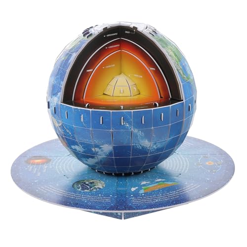 TOYANDONA Erdstruktur Puzzle für Ab Jahren DIY Geographisches Lernspielzeug Räumliches Vorstellungsvermögen Fördernd Einfach Zusammenzubauen Dekoratives Modell für Mädchen und Jungen TOYANDONA Erdstruktur Puzzle für Ab Jahren DIY Geographisches Lernspielzeug Räumliches Vorstellungsvermögen Fördernd Einfach Zusammenzubauen Dekoratives Modell für Mädchen und Jungen von TOYANDONA