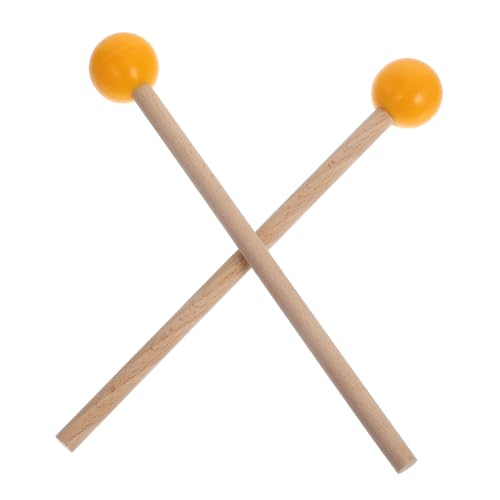 TOYANDONA Ergonomische Holz Drum Mallets mit Gummikopf Vielseitige Percussion Schlägel für Orff Instrumente Präziser für Schule und Zubehör TOYANDONA Ergonomische Holz Drum Mallets mit Gummikopf Vielseitige Percussion Schlägel für Orff Instrumente Präziser für Schule und Zubehör von TOYANDONA