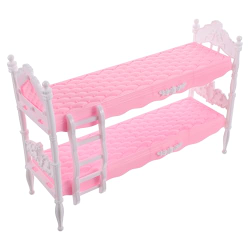 TOYANDONA Etagenbett Für Prinzessinnen Puppen Miniatur Bett Für Mädchen Ideales Puppenzubehör Für Rollenspiele Detailgetreues Puppenhaus Möbel TOYANDONA Etagenbett Für Prinzessinnen Puppen Miniatur Bett Für Mädchen Ideales Puppenzubehör Für Rollenspiele Detailgetreues Puppenhaus Möbel von TOYANDONA