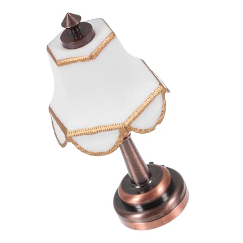 TOYANDONA Puppenhaus Miniatur Tischlampe Led Nachtlicht 1/12 Für Puppenstube Dekorative Kleiner Tischlampe Für Puppenhaus Zubehör Handgefertigte Tischleuchte von TOYANDONA