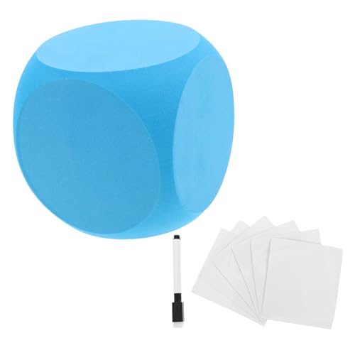 TOYANDONA Eva Würfel mit Abwischbaren Aufklebern und Stift DIY Bastelspielwürfel für Unterricht Familienaktivitäten Lernspielzeug Vielseitig Einsetzbar Stickerbogen Blau TOYANDONA Eva Würfel mit Abwischbaren Aufklebern und Stift DIY Bastelspielwürfel für Unterricht Familienaktivitäten Lernspielzeug Vielseitig Einsetzbar Stickerbogen Blau von TOYANDONA