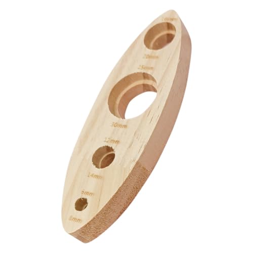 TOYANDONA Eye Installation Tool Puppen -augenwerkzeug Safety Eye Tool Auxiliary Tool Sicherheits -augenwerkzeug Sicherheitsaugen Häkeln Werkzeuge Sicherheits -auxiliärwerkzeug Hölzern Khaki von TOYANDONA
