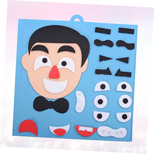 TOYANDONA Facial Puzzle für Ab Jahren DIY Lernspielzeug Gesichtserkennung Handliches Stoffmaterial Eltern Junge Mädchen Interaktion Kreative Emotionsentwicklung Logisches Trainierend TOYANDONA Facial Puzzle für Ab Jahren DIY Lernspielzeug Gesichtserkennung Handliches Stoffmaterial Eltern Junge Mädchen Interaktion Kreative Emotionsentwicklung Logisches Trainierend von TOYANDONA