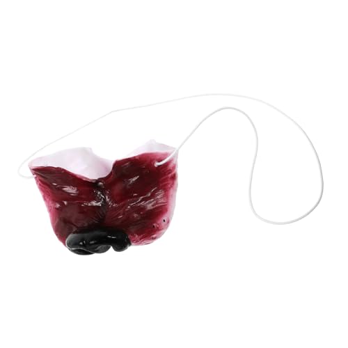 TOYANDONA Cosplay Nase Requisiten für Halloween Tragbare Wolf Hund Nase aus Vinyl Anpassbar und Leicht Kostümzubehör für Mottopartys und Bühnenauftritte TOYANDONA Cosplay Nase Requisiten für Halloween Tragbare Wolf Hund Nase aus Vinyl Anpassbar und Leicht Kostümzubehör für Mottopartys und Bühnenauftritte von TOYANDONA