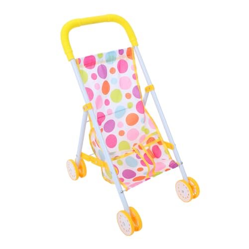 TOYANDONA Puppenkinderwagen Faltbarer Puppenbuggy Für Babypuppen Kinderwagen Mit Stabilem Rahmen Und Doppelrädern Puppenzubehör Für Kreative Rollenspiele Ideal Für Puppenmamas Und Kleine Entdecker TOYANDONA Puppenkinderwagen Faltbarer Puppenbuggy Für Babypuppen Kinderwagen Mit Stabilem Rahmen Und Doppelrädern Puppenzubehör Für Kreative Rollenspiele Ideal Für Puppenmamas Und Kleine Entdecker von TOYANDONA