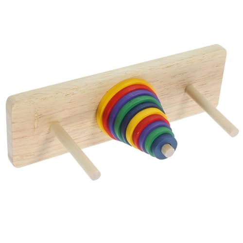 TOYANDONA Farbenfrohes Holz Hanoi Turm Puzzle für Erwachsene Intelligentes Denkspielzeug für Kreative Herausforderungen und Familienunterhaltung für DIY Partys TOYANDONA Farbenfrohes Holz Hanoi Turm Puzzle für Erwachsene Intelligentes Denkspielzeug für Kreative Herausforderungen und Familienunterhaltung für DIY Partys von TOYANDONA