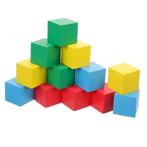 TOYANDONA Blöcke Farbige Holzbausteine Quadrat Volumen Bausteine Für Pädagogisches DIY BAU Materialien Für Je TOYANDONA Blöcke Farbige Holzbausteine Quadrat Volumen Bausteine Für Pädagogisches DIY BAU Materialien Für Je von TOYANDONA