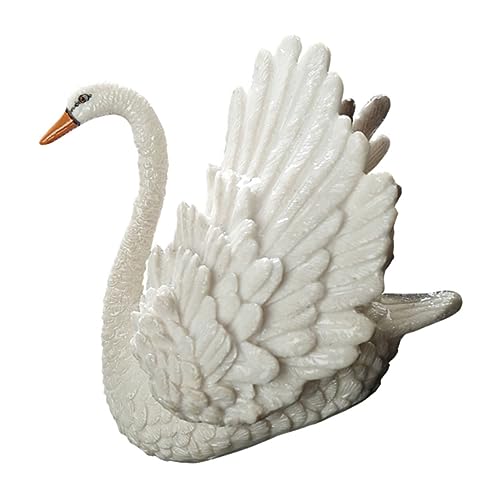 TOYANDONA Farbwechselndes Schwan Tee Haustier aus Hochwertigem Harz Dekoratives Teezeremonie Zubehör Hitzeempfindliche Teetisch Figur für Teeliebhaber Großes Elegantes Design Langlebig und von TOYANDONA