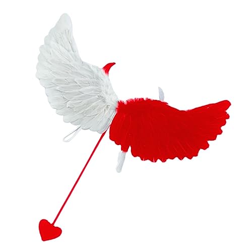 TOYANDONA Federflügel Halloween Costume Halloween Kleidung Halloween-Dekorationen im Freien Partei Flügel Kostüm Halloween-Flügel-Requisiten Flügelstütze für Erwachsene tierische Federn von TOYANDONA