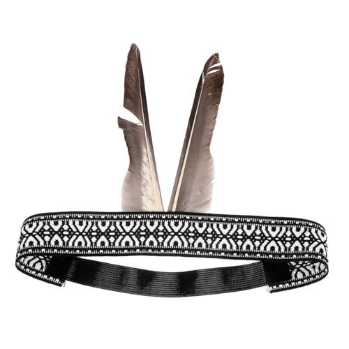 TOYANDONA Federkopfschmuck Ethno Kopfband Leichtes Haaraccessoire Handgemachte Kopfaccessoires Unisex Hair Band Damen Kopfband weibliche Haarschmuck Kostüm-Ball-Party-Haar-Accessoire Gummi TOYANDONA Federkopfschmuck Ethno Kopfband Leichtes Haaraccessoire Handgemachte Kopfaccessoires Unisex Hair Band Damen Kopfband weibliche Haarschmuck Kostüm-Ball-Party-Haar-Accessoire Gummi von TOYANDONA