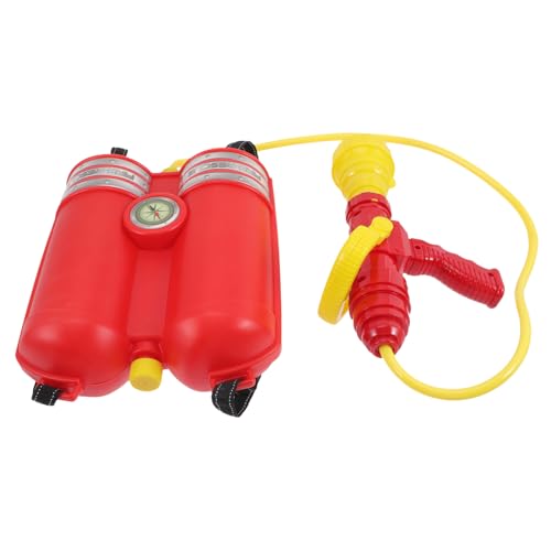 TOYANDONA Feuer Wasserpistole Rucksack Mit Wassertank Zur Brandbekämpfung Feuerwehrmann -wassersprühkosten -Rucksack Wasserkampfspielzeug Wasserkampf -Rucksack Pp von TOYANDONA