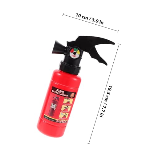 TOYANDONA Feuerwehrmann Kostüm Zubehör Feuerwehrmann Rollenspiel mit Realistischer Simulation Feuerwehrlöscher und Helm für Motto Partys Karneval und Kostümpartys von TOYANDONA