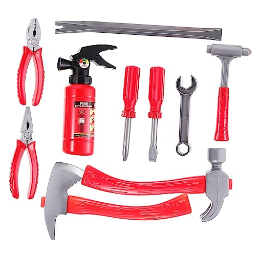 TOYANDONA Feuerwehrmann Rollenspiel Teilig mit Detailgetreuem Löschgerät und Zubehör Leichtes Kostümzubehör für Fantasievolle Verkleidung und Kreatives TOYANDONA Feuerwehrmann Rollenspiel Teilig mit Detailgetreuem Löschgerät und Zubehör Leichtes Kostümzubehör für Fantasievolle Verkleidung und Kreatives von TOYANDONA