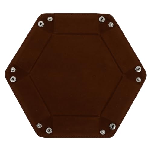 TOYANDONA Flanellwürfelschale Zubehör Wagen Kammerdiener Schmuck Tabletts Storage Boxes aufbwahrungs-Box dekoäste Würfeltablett zusammenklappbares Würfelfach PU-Flanell Coffee TOYANDONA Flanellwürfelschale Zubehör Wagen Kammerdiener Schmuck Tabletts Storage Boxes aufbwahrungs-Box dekoäste Würfeltablett zusammenklappbares Würfelfach PU-Flanell Coffee von TOYANDONA