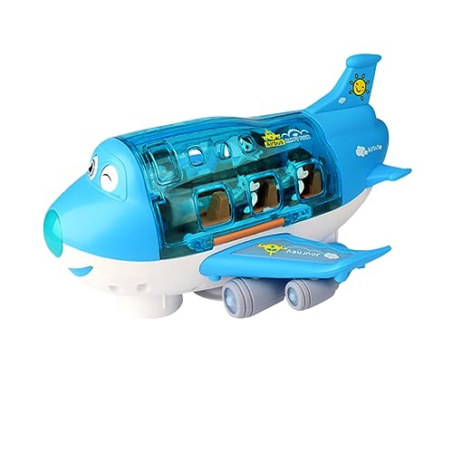 TOYANDONA Flugzeug kinderspielzeug für pädagogisches Flugzeugspielzeug Modellflugzeugbausätze für Neugeborene Lernspielzeug für Kleinkinder Plastik Blue TOYANDONA Flugzeug kinderspielzeug für pädagogisches Flugzeugspielzeug Modellflugzeugbausätze für Neugeborene Lernspielzeug für Kleinkinder Plastik Blue von TOYANDONA