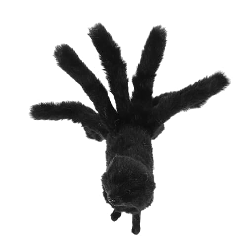 TOYANDONA Fox Plush Toy Plüschtier Fuchs Fuchsfiguren Mini-Fuchs- Fuchs-plüschpuppe Realistische Kuscheltiere Kleine Füchse Figur Simulation Plüschtiere Black Plastik von TOYANDONA
