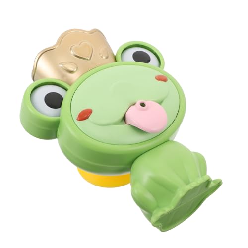 TOYANDONA Frosch Wasserspielzeug mit Saugnapf Badewannenspielzeug Kreativer Badewasser Sprüher Lernspielzeug für Fördert Selbstständigkeit und Motorik von TOYANDONA