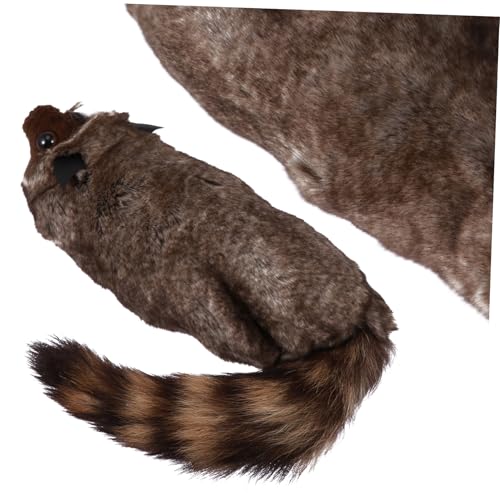 TOYANDONA Frühling Waschbär Kleines Leichtes Magisches Trickspielzeug Bewegliches Plüschtier für Halloween Weihnachts Geburtstag Lustiges Eltern-Junge Mädchen Geschenk von TOYANDONA