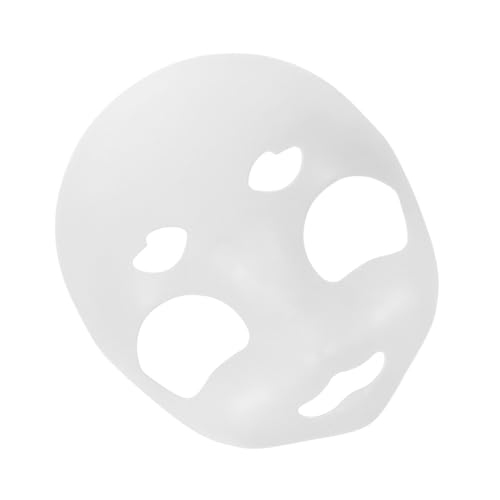 TOYANDONA Fursuit Head Base Maske Weiß Unbemalt Kunststoff Tierkopf DIY Cosplay Party Halloween Karneval Zubehör von TOYANDONA