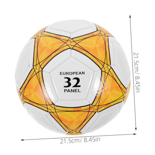 TOYANDONA Größe 5 Fußball Maschinengenähter PVC-fußball Für Trainingsspiele Spaß Für Jungen Und Mädchen Erwachsene von TOYANDONA