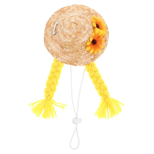 TOYANDONA Gartendekor Stroh Sonnenhut mit Sonnenblume Geflochtene Mütze für Veranda-gans Kostüm Vielseitiges Outdoor-accessoire Wetterfest und Langlebig TOYANDONA Gartendekor Stroh Sonnenhut mit Sonnenblume Geflochtene Mütze für Veranda-gans Kostüm Vielseitiges Outdoor-accessoire Wetterfest und Langlebig von TOYANDONA