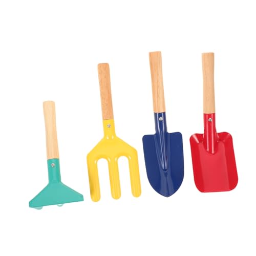 TOYANDONA Gartengeräte Für Junge Mädchen Mit Schaufel Rechen Und Gabel Robuste Eisenwerkzeuge Zum Bepflanzen Im Garten Für Schulprojekte Oder Outdoor-aktivitäten von TOYANDONA