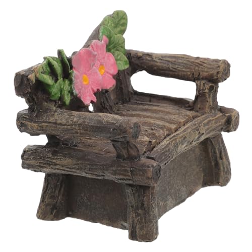 TOYANDONA Kleiner Stuhl Miniatur Gartenmöbel Dekoration für Mikrolandschaften Harz Leicht und Tragbar Langlebig für Puppenhaus und Selbstgemacht Projekte TOYANDONA Kleiner Stuhl Miniatur Gartenmöbel Dekoration für Mikrolandschaften Harz Leicht und Tragbar Langlebig für Puppenhaus und Selbstgemacht Projekte von TOYANDONA