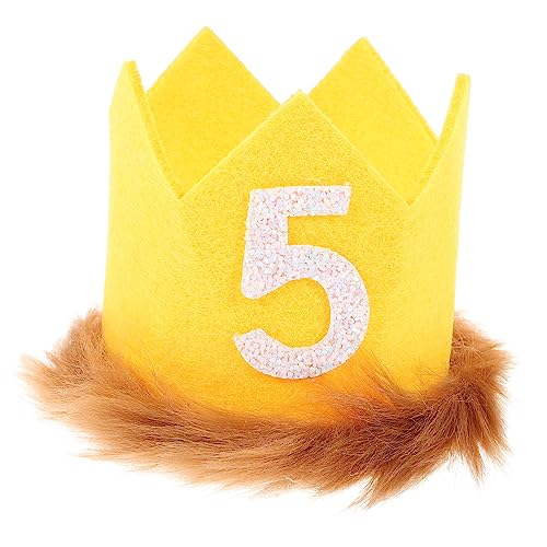 TOYANDONA Geburtstagshut Kronen Partyhüte für birthday crown mitgebsel kindergeburtstag Geburtstagsmütze Geburtstag Kronkorken Hut Kronkorken für Kinderpartys Polyester TOYANDONA Geburtstagshut Kronen Partyhüte für birthday crown mitgebsel kindergeburtstag Geburtstagsmütze Geburtstag Kronkorken Hut Kronkorken für Kinderpartys Polyester von TOYANDONA