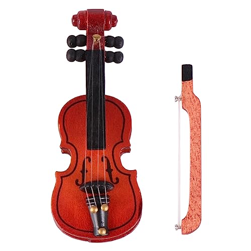 TOYANDONA Geigenmodell Winzige Geige Die Musik Spielt Miniaturen Mini Zubehör Geige Für Puppenhaus Zubehör Miniatur Geige Kleine Geige Winziger Geigen Schlüsselanhänger TOYANDONA Geigenmodell Winzige Geige Die Musik Spielt Miniaturen Mini Zubehör Geige Für Puppenhaus Zubehör Miniatur Geige Kleine Geige Winziger Geigen Schlüsselanhänger von TOYANDONA