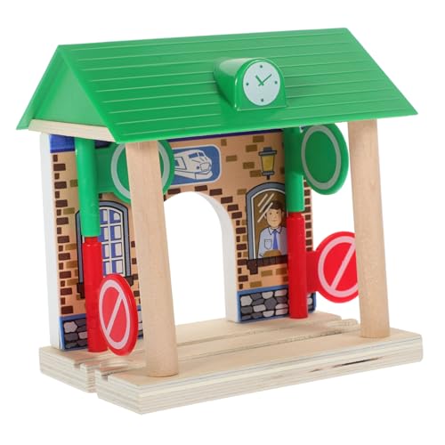 TOYANDONA Gleiszubehör holzeisenbahn für Train Set for Holzspielzeug Gebäudemodell Stadt Kinderspielzeug Zug Spielstationsmodell Stellen Sie Sich einen Bahnhof vor Plastik TOYANDONA Gleiszubehör holzeisenbahn für Train Set for Holzspielzeug Gebäudemodell Stadt Kinderspielzeug Zug Spielstationsmodell Stellen Sie Sich einen Bahnhof vor Plastik von TOYANDONA