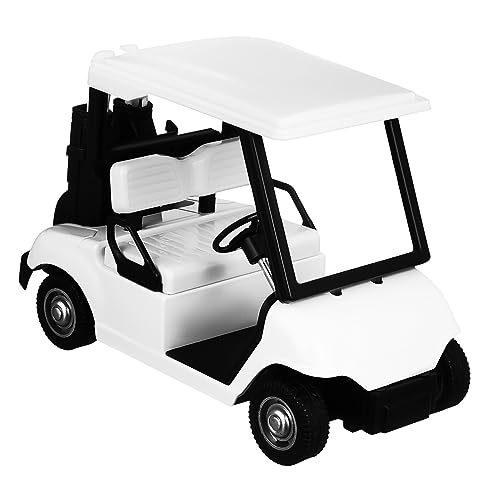 TOYANDONA Golfwagenmodell Winziger Golfwagen Minigolf-cart-Truck Oldtimer-Modell Kleiner Golfwagen Mini-golfwagen Reibungswagen Zurückziehen Kind Den Karren Ziehen Schreibtisch von TOYANDONA