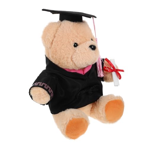 TOYANDONA Graduation Bear Plüschtier Sitzend mit Abschlussmütze und Kostüm Kuscheliges Stofftier als Abschlussgeschenk und Partydeko für Grundschule Highschool und College TOYANDONA Graduation Bear Plüschtier Sitzend mit Abschlussmütze und Kostüm Kuscheliges Stofftier als Abschlussgeschenk und Partydeko für Grundschule Highschool und College von TOYANDONA