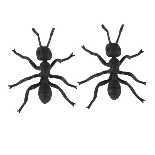 TOYANDONA Große Realistische Ameisen Figuren Detailgetreue Insekten Deko Interaktive Gartenskulpturen für Lernspielzeug und Praktische Scherzartikel für Halloween und Outdoor von TOYANDONA