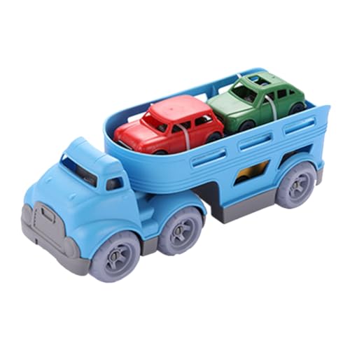TOYANDONA Großes Modellspielzeug Auto Set Doppelschicht LKW Mit Rückziehmotor Für Robustes Fahrzeugmodell Für Jungen Und ädchen Ab 3 Jahren von TOYANDONA