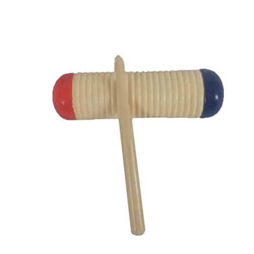 TOYANDONA Guiro Shaker aus Holz Pädagogisches Musikinstrument für Kreativität und Musikverständnis Sicheres für Jungen und Kleine Musiker von TOYANDONA