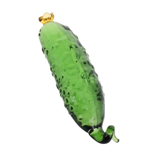 TOYANDONA Gurkenornamente Esszimmer Dekoration Geschenkidee für Freunde küchen deko Cuckmber Deko küchenaccessoires Thanksgiving-Figuren pflanzliche Ornamente pflanzliches Glas Green TOYANDONA Gurkenornamente Esszimmer Dekoration Geschenkidee für Freunde küchen deko Cuckmber Deko küchenaccessoires Thanksgiving-Figuren pflanzliche Ornamente pflanzliches Glas Green von TOYANDONA