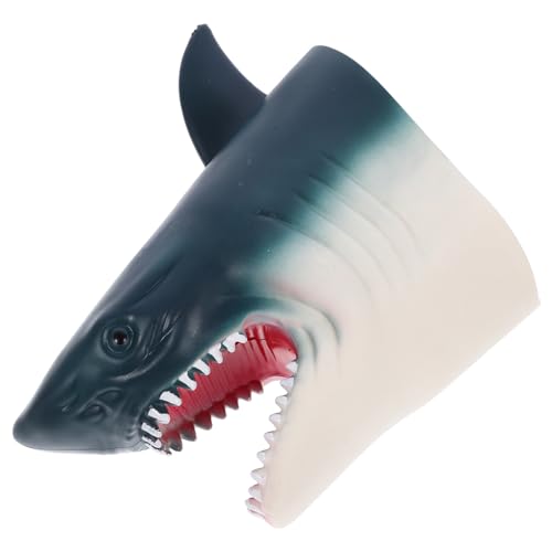 TOYANDONA Hai-Marionette Interactive Toys haiflosse Lustige Handpuppe kucheltier Shark s Handpuppen aus Gummi Geschichtenerzählende Tierhandpuppen Gummihandpuppe kreative Handpuppe von TOYANDONA