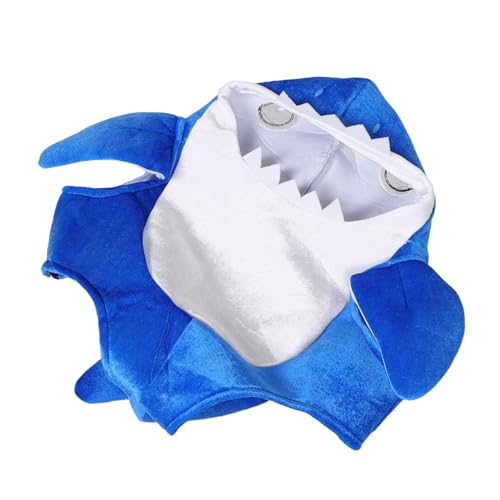 TOYANDONA Haikostüm Blau Shark Fancy Dress Einzigartiges Meerestiere Kostüm für Jungen Mädchen Halloween Geburtstag Schule Themen Party von TOYANDONA