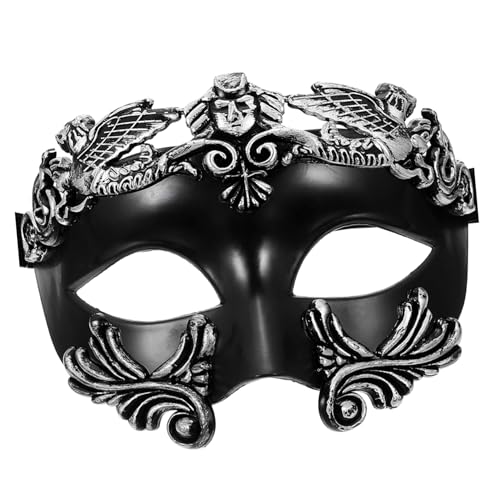 TOYANDONA Halloween Ägyptische Krieger Halbmaske Cosplay Requisiten für Halloween Party und Kostümbälle Party Maske für Feierlichkeiten und Festliche Anlässe von TOYANDONA