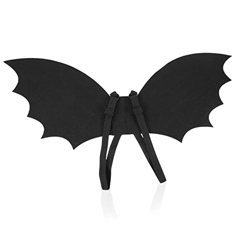 TOYANDONA Halloween Fledermausflügel Kostüm für Leichtes Cosplay Zubehör für Halloween Partys Requisite für Karneval und Kostümpartys Realistische Schwarze Flügel von TOYANDONA
