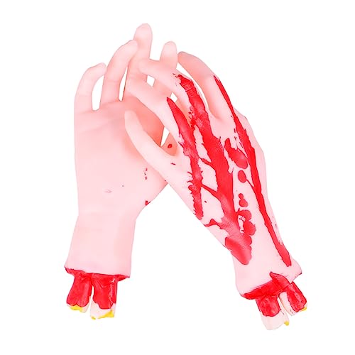 TOYANDONA Halloween Gebrochene Hand Requisiten Skelett Geist Outdoor Ornamente Halloween Hände Requisite Zombie Hände Halloween Zombie Halloween Gruselige Hände Gruselige Halloween von TOYANDONA