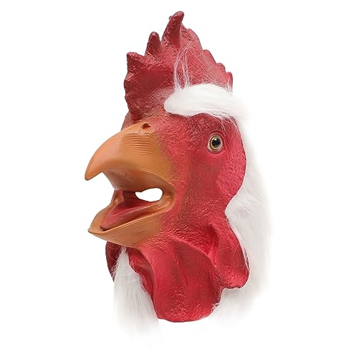 TOYANDONA Halloween-Hahn-Maske Party- Maskenmaske für Paare lustige Maske -Kit Tierkopf masquerade faschingsmasken Halloween-Maske Party-Cosplay-Maske Emulsion TOYANDONA Halloween-Hahn-Maske Party- Maskenmaske für Paare lustige Maske -Kit Tierkopf masquerade faschingsmasken Halloween-Maske Party-Cosplay-Maske Emulsion von TOYANDONA
