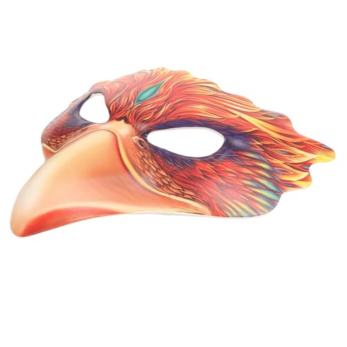 TOYANDONA Halloween Halbmaske Masquerade Party Für Cosplay Und Leichte Vogelmaske Pu Für Damen von TOYANDONA