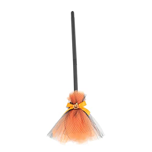 TOYANDONA Halloween Hexenbesen Cosplay Requisit Sichere Materialien Realistisch und Langlebig für Halloween Partys Bühnenauftritte Kostümpartys und Verkleidungen Orange TOYANDONA Halloween Hexenbesen Cosplay Requisit Sichere Materialien Realistisch und Langlebig für Halloween Partys Bühnenauftritte Kostümpartys und Verkleidungen Orange von TOYANDONA