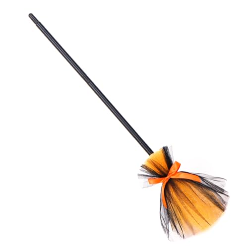 TOYANDONA Halloween Hexenbesen Dekoration Prop aus Hochwertigem Material Lebendige Gestaltung für Halloween Party Kostüm und Vielseitig Einsetzbar Orangefarben TOYANDONA Halloween Hexenbesen Dekoration Prop aus Hochwertigem Material Lebendige Gestaltung für Halloween Party Kostüm und Vielseitig Einsetzbar Orangefarben von TOYANDONA