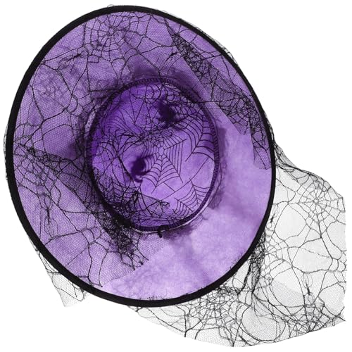 TOYANDONA Halloween-Hexenhut Hexenhüte Vampirkostüm für Mädchen Halloween- Halloween Kostümhut Halloween Partyhut kreativer Hexenhut dekorativer Partyhut Spitze Violett TOYANDONA Halloween-Hexenhut Hexenhüte Vampirkostüm für Mädchen Halloween- Halloween Kostümhut Halloween Partyhut kreativer Hexenhut dekorativer Partyhut Spitze Violett von TOYANDONA