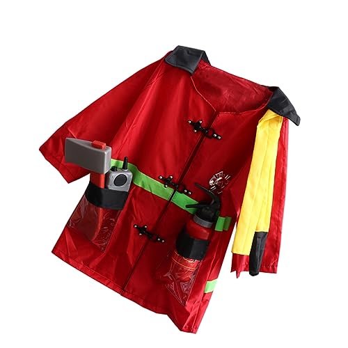 TOYANDONA Halloween Baby Kinder Kostüme Thema Feuer Anzug Cosplay Party Requisiten Leistung Kleid von TOYANDONA