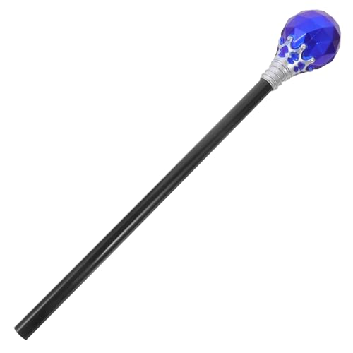 TOYANDONA Halloween Kostüm Scepter Zauberstab für Party und Bühnenauftritte Gold Blau Leicht und Tragbar Vielseitiges Cosplay Zubehör für Halloween und Mehr Elegantes Design mit Komfortablem von TOYANDONA