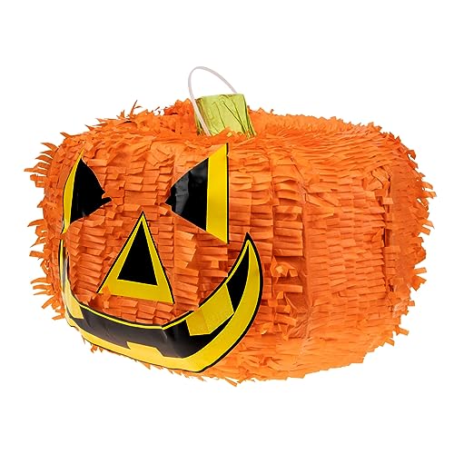 TOYANDONA Halloween Kürbis Piñata Füllbare Deko für Kinderpartys Kreative Unterhaltung für Halloween für Süßigkeiten und Partydekoration für Junge Mädchen TOYANDONA Halloween Kürbis Piñata Füllbare Deko für Kinderpartys Kreative Unterhaltung für Halloween für Süßigkeiten und Partydekoration für Junge Mädchen von TOYANDONA